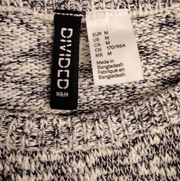 Divided Knit Marled Sweater Size M - Picture 3 of 3